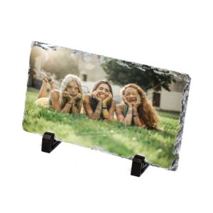 Picture Perfect: Personalized Photo Rock with Rectangle Frame