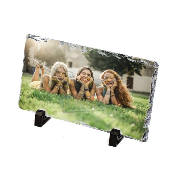 Picture Perfect: Personalized Photo Rock with Rectangle Frame