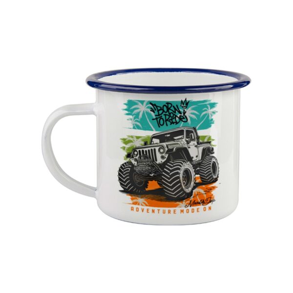 Double-Walled Delight: Stainless Steel Sports Campfire Mug (11oz) - Image 2