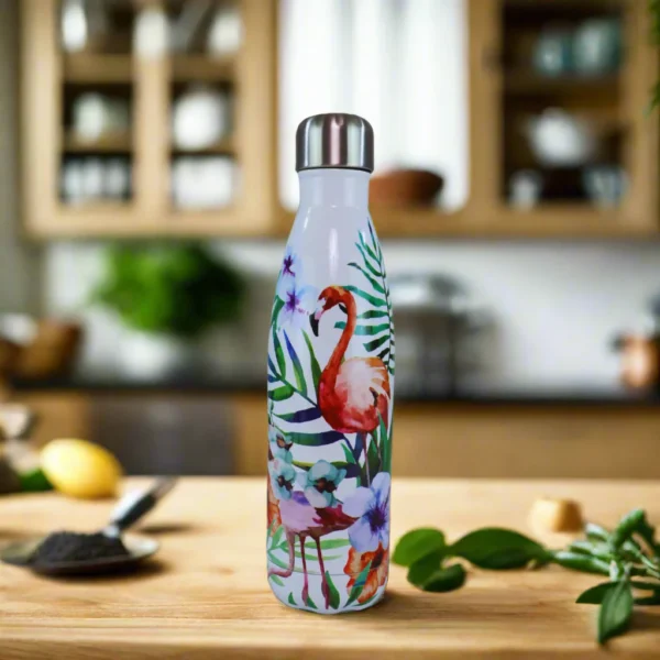 M White Sublimation Cola steel bottle  Stainless steel 304 gred Insulated  Hot and cold bottle  500ml - Image 2