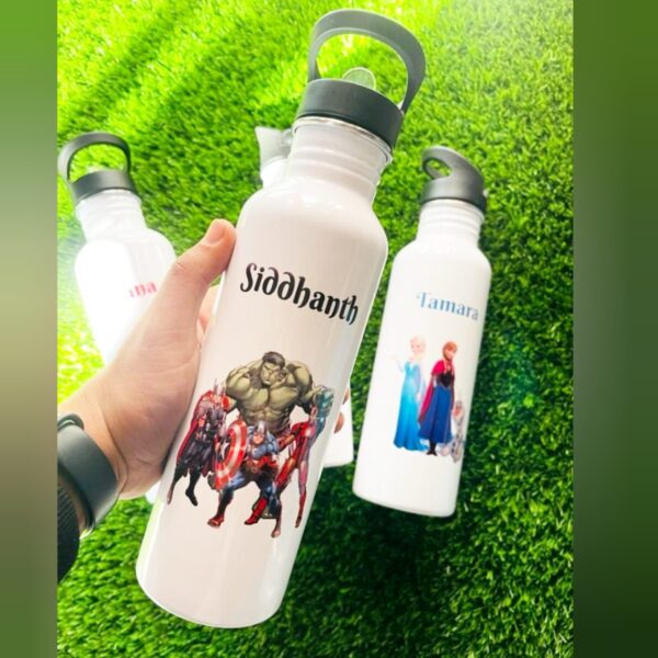 F Custom Printed Aluminum Water Bottle - Design Your Style (C4) 750ml - Image 3