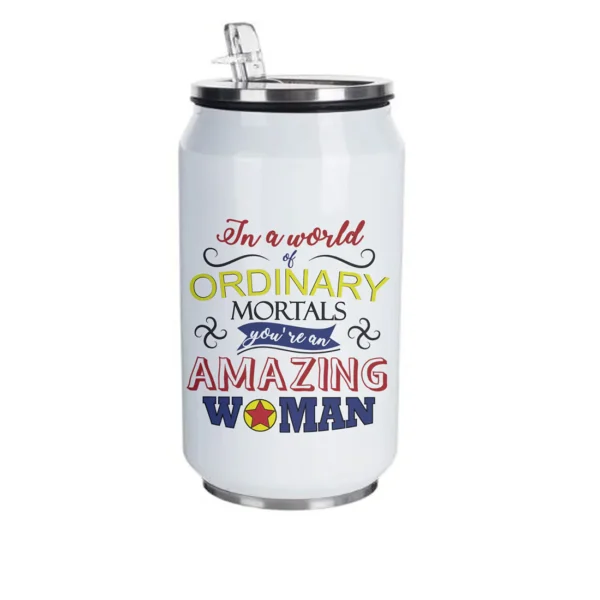 Personalized Stainless Steel Sipper Can - Photo Keeps You Company!  350ml