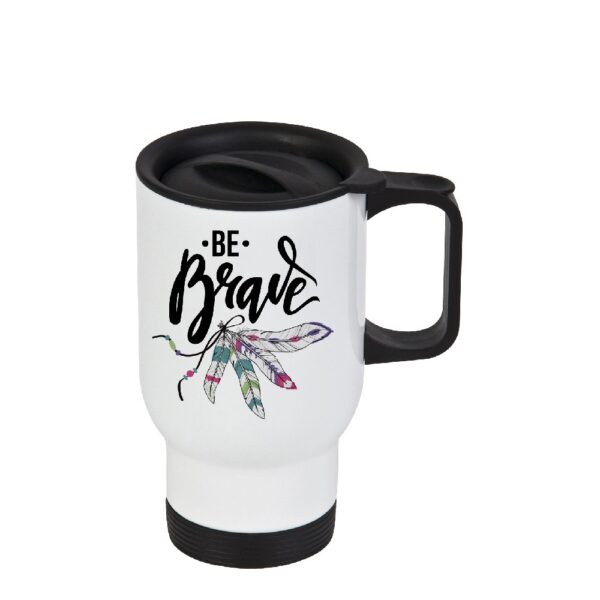 Fuel Your Day in Style: Crystal & Coffee Powered Travel Mug (25oz)