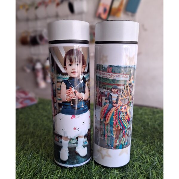 K White Smart Water Bottle - Personalized with Temperature Display! 500ml - Image 3