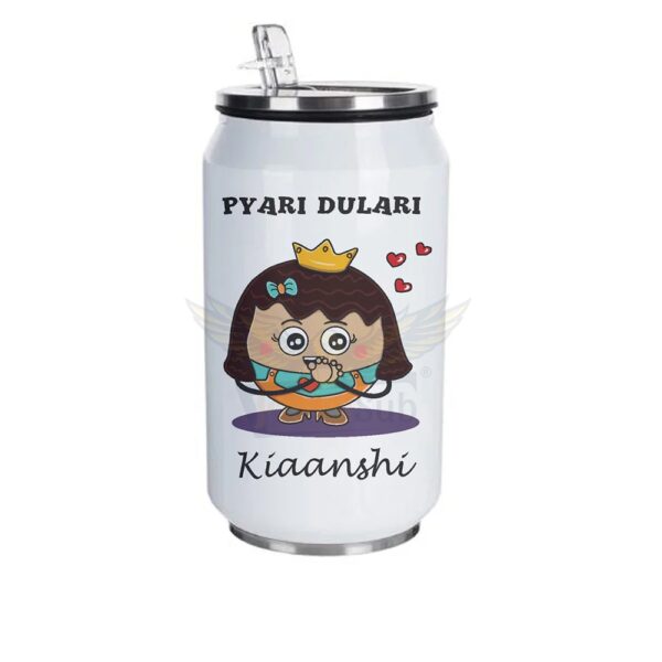 Personalized Stainless Steel Sipper Can - Photo Keeps You Company!  350ml - Image 2