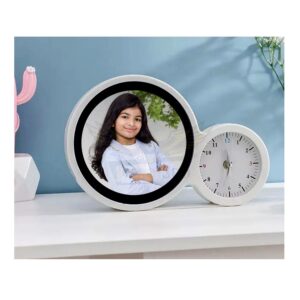 Illuminated Memories: Personalized LED Photo Mirror with Clock
