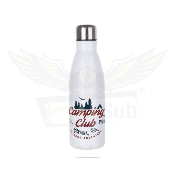 M White Sublimation Cola steel bottle  Stainless steel 304 gred Insulated  Hot and cold bottle  500ml - Image 3