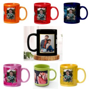 D Patchwork of Color: Personalized Full-Color Mug
