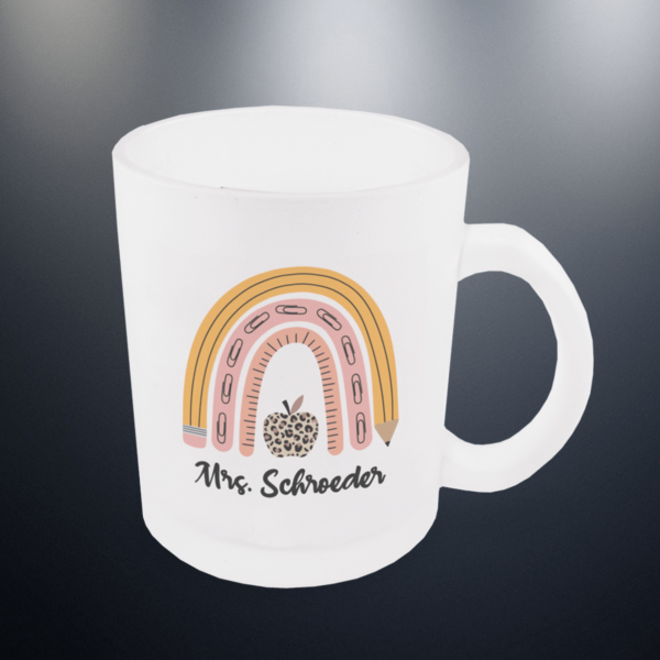 Brew in Style: Custom 11oz Glass Frosted Beer Mug - Image 2
