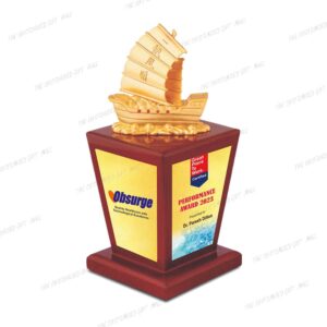 A Timeless Symbol of Leadership, Exploration, and Success - Ship Trophy (8.5 Inch)
