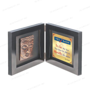 The Customizable Golden Lord Buddha Corporate Memento (200mm x 200mm x 30mm)