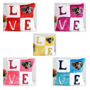 Luxurious Fur Cushion : Big Square Love Fur Cushion's (20"x20")