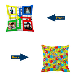 Ludo Dreams : Personalized Ludo Gaming Pillow (16"x16")