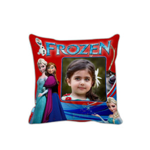 A Magical Keepsake for Dreamers : Personalized Photo Frozen Barbie Printed Pillow (12"x12")