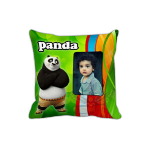 A Unique, Heartfelt Keepsake : Personalized Photo Panda Printed Pillow (12"x12")