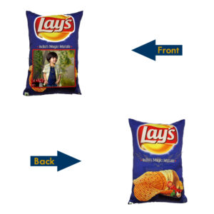 Personalized Photo Lays : Customized Photo Lay Chips Foodie Pillow (12"x18")