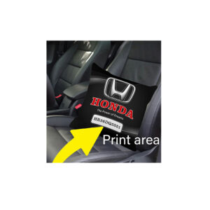 Personalized Comfort : Custom Polyester Pillows for Honda (12"x12")