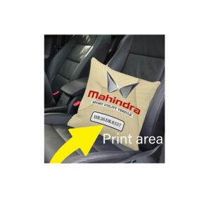 Personalized Comfort : Custom Polyester Pillows for Mahindra (12"x12")