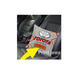 Personalized Comfort : Custom Polyester Pillows for Toyota (12"x12")