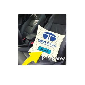 Personalized Comfort : Custom Polyester Pillows for Tata Motors (12"x12")