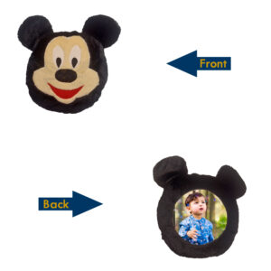 Cute Panda Mickey Pillow : Personalized Mickey Mouse Panda Face Pillow