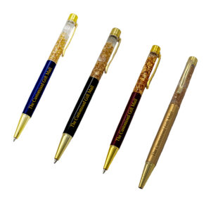 Personalized Name Glitter Gold Flake Pen