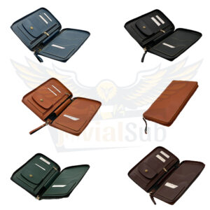 Leather Travel Chain Bag with Custom Name
