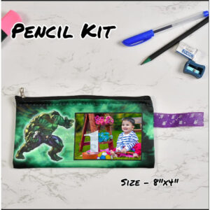 A Unique and Memorable Gift : Personalized Photo Kids' Pencil Kit With Hulk