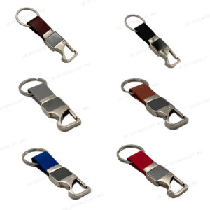 Pop the Top, Your Way : Engraved Leather Keychain Bottle Opener