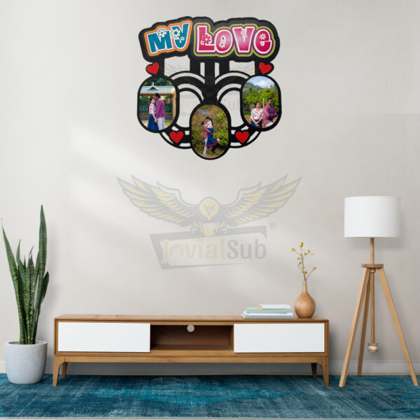 Picture Perfect Love : Customise Photo My Love MDF Wall Frame - Image 2