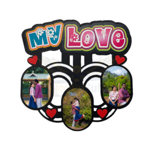 Picture Perfect Love : Customise Photo My Love MDF Wall Frame
