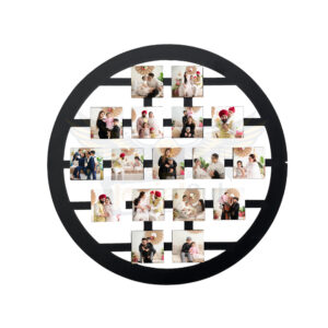A Lifetime of Cherished Moments : Customize Photo MDF Wall Frame