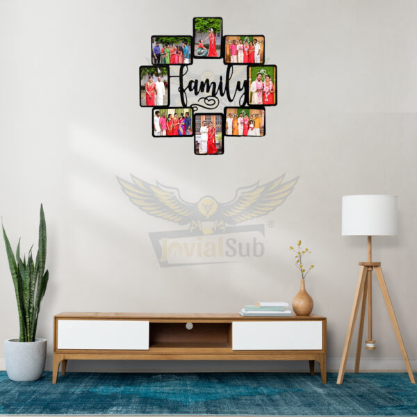 A Timeless Treasure : Customized Photo MDF Family Wall Frame - Image 2