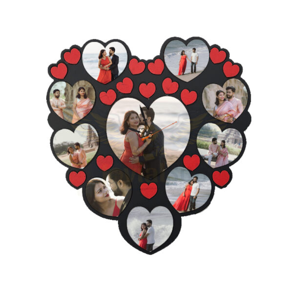 A Timeless Expression of Love : Customized Photo MDF Wall Clock Frame