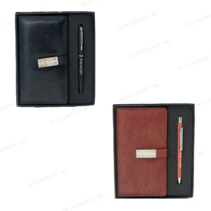 Elegant Gift for Professionals and Teams : 2-in-1 Personalized Diary & Pen Set