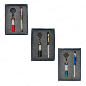 A Touch of Elegance - Personalized Diamond Pen Set with Keychain and Name Engraved