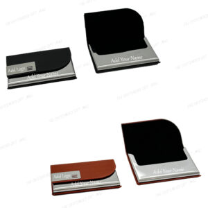 Elegance Meets Professional Identity - Premium Leather Card Holder with Company Branding