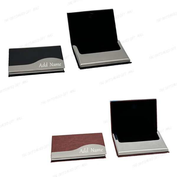 A Symbol of Professional Identity and Style - Premium Leather Card Holder with Company Branding