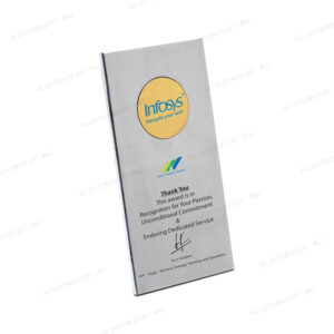 Aluminum Silver Trophy – 8" Inch