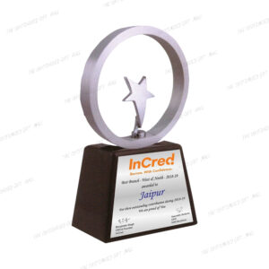 Perfect for Team Milestones - Silver Orbit Trophy – 5" Inch