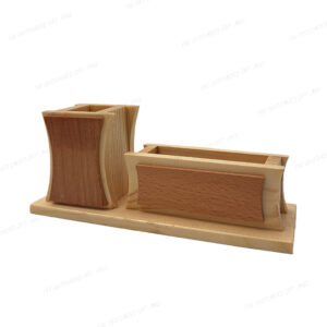 Elegant Wooden Pen Stand – A Perfect Blend of Functionality and Aesthetics