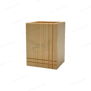 A Symbol of Simplicity, Utility, and Elegance – Classic Natural Wooden Pen Stand