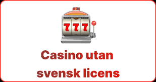 Casino utan svensk licens Minsta insättning och spelalternativ